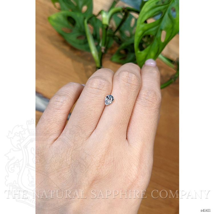 0.88 Ct. Grey Sapphire from Montana