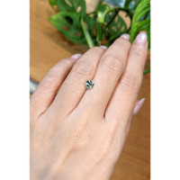 0.89 Ct. Green Sapphire from Montana Life Style