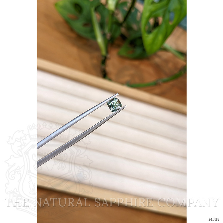 1.09 Ct. Green Sapphire from Montana