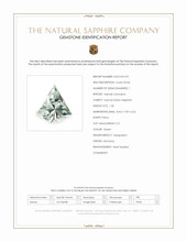 1.50 Ct. Green Sapphire from Montana Scan Report