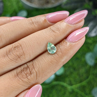 1.01 Ct. Green Sapphire from Madagascar Life Style
