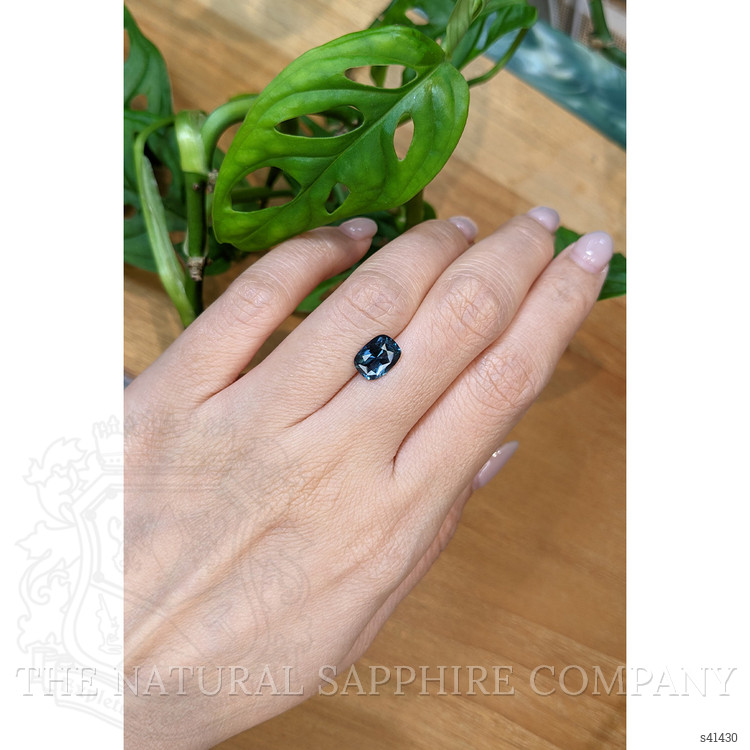 2.44 Ct. Greenish Blue Sapphire from Ceylon (Sri Lanka)