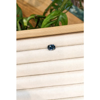 2.44 Ct. Greenish Blue Sapphire from Ceylon (Sri Lanka) Life Style