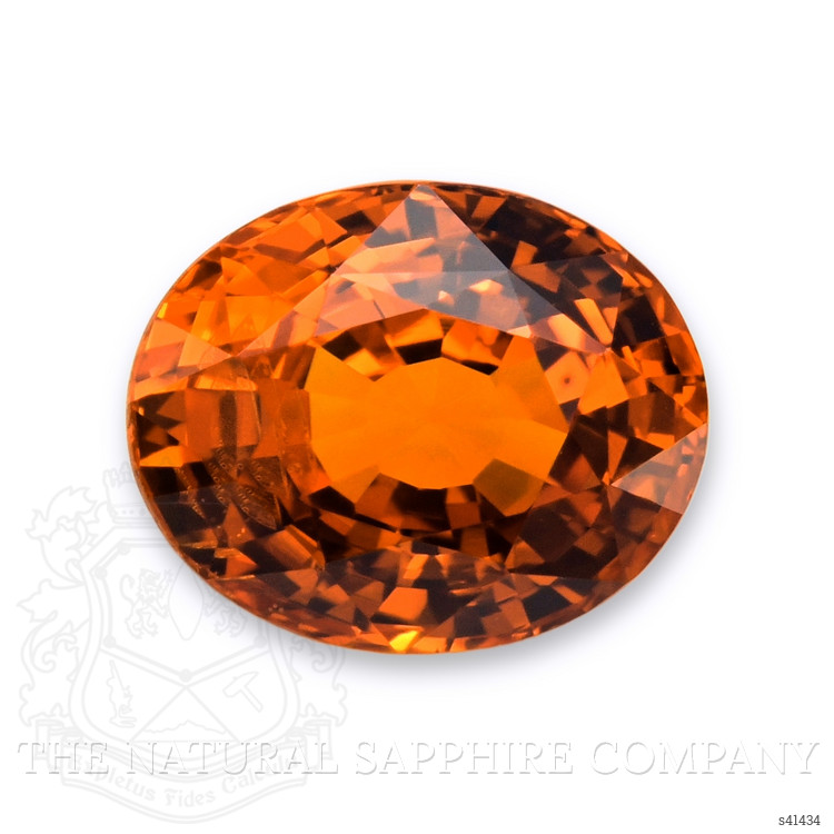 2.81 Ct. Orange Sapphire from Ceylon (Sri Lanka)