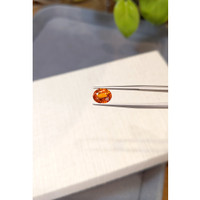 2.81 Ct. Orange Sapphire from Ceylon (Sri Lanka) Life Style