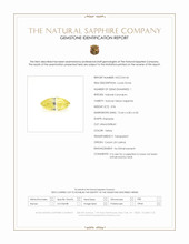 3.96 Ct. Yellow Sapphire from Ceylon (Sri Lanka) Scan Report