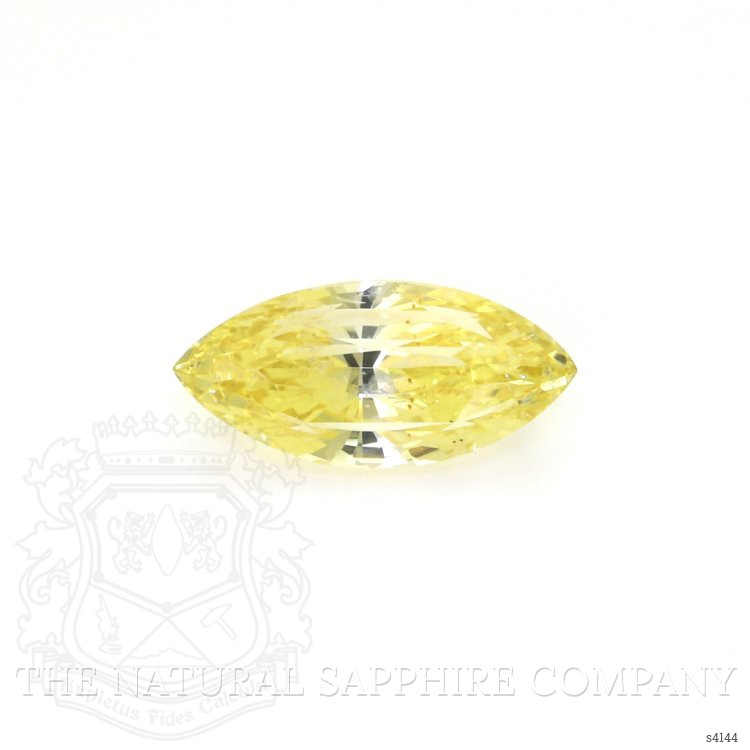 3.96 Ct. Yellow Sapphire from Ceylon (Sri Lanka)