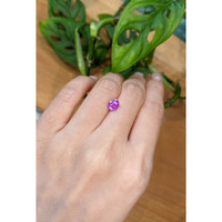 1.79 Ct. Purplish Pink Sapphire from Ceylon (Sri Lanka) Life Style