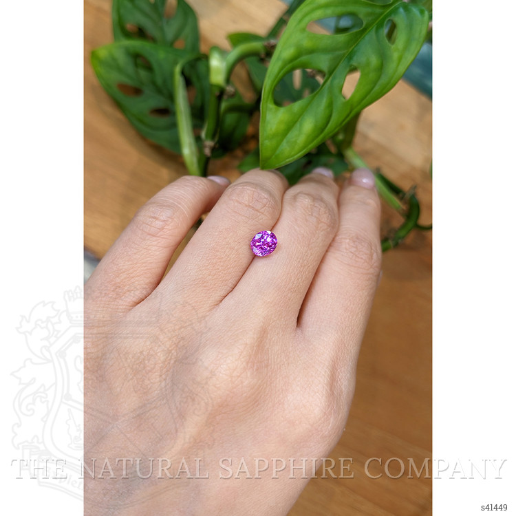 1.79 Ct. Purplish Pink Sapphire from Ceylon (Sri Lanka)