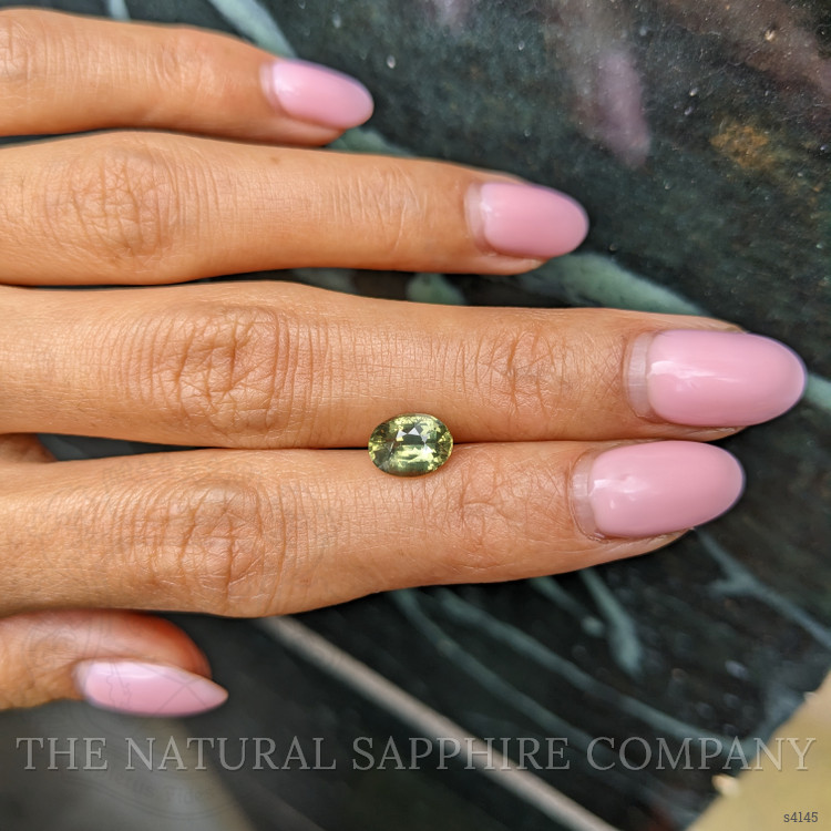 2.02 Ct. Yellowish Green Sapphire from Madagascar