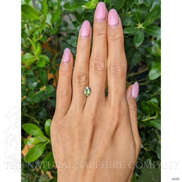 2.02 Ct. Yellowish Green Sapphire from Madagascar