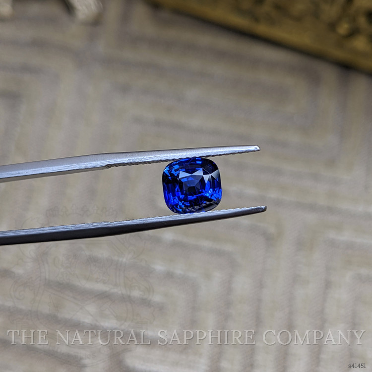 2.14 Ct. Blue Sapphire from Ceylon (Sri Lanka)