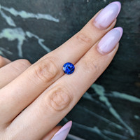 2.15 Ct. Blue Sapphire from Ceylon (Sri Lanka) Life Style