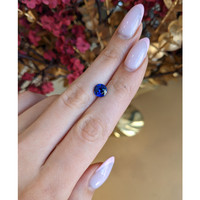 2.15 Ct. Blue Sapphire from Ceylon (Sri Lanka) Life Style