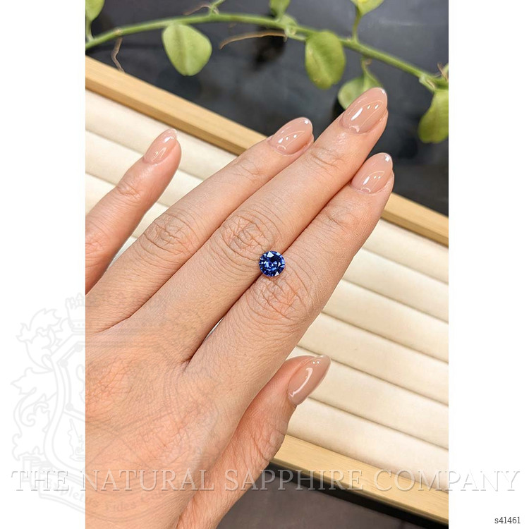 0.96 Ct. Blue Sapphire from Ceylon (Sri Lanka)