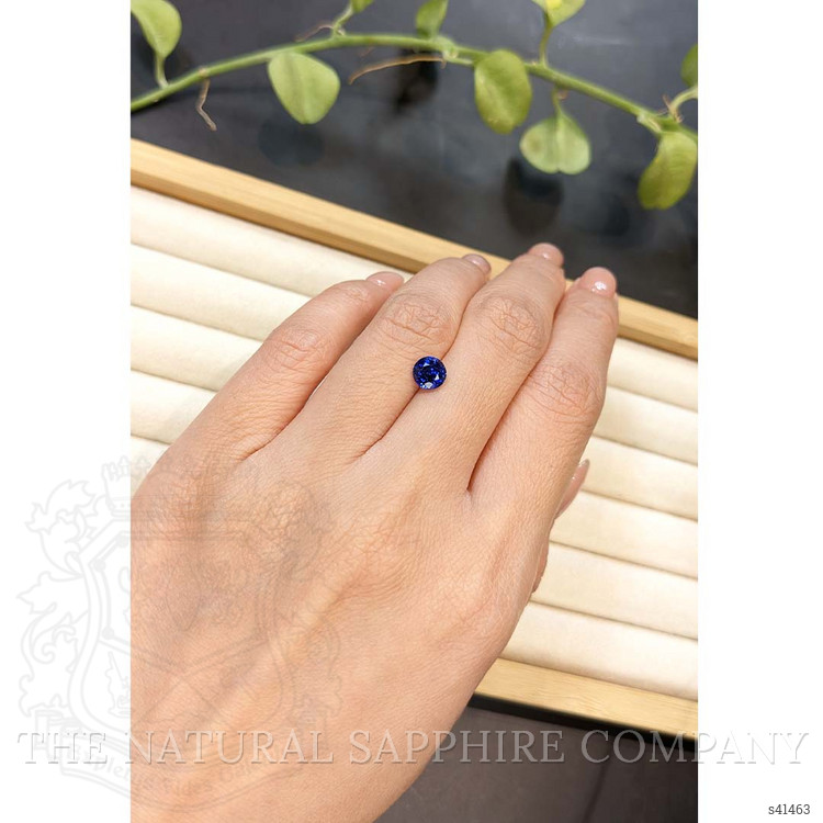 1.28 Ct. Blue Sapphire from Ceylon (Sri Lanka)
