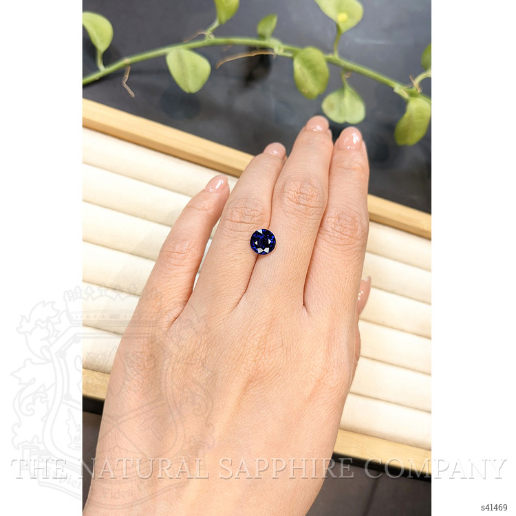 2.34 Ct. Blue Sapphire from Ceylon (Sri Lanka)
