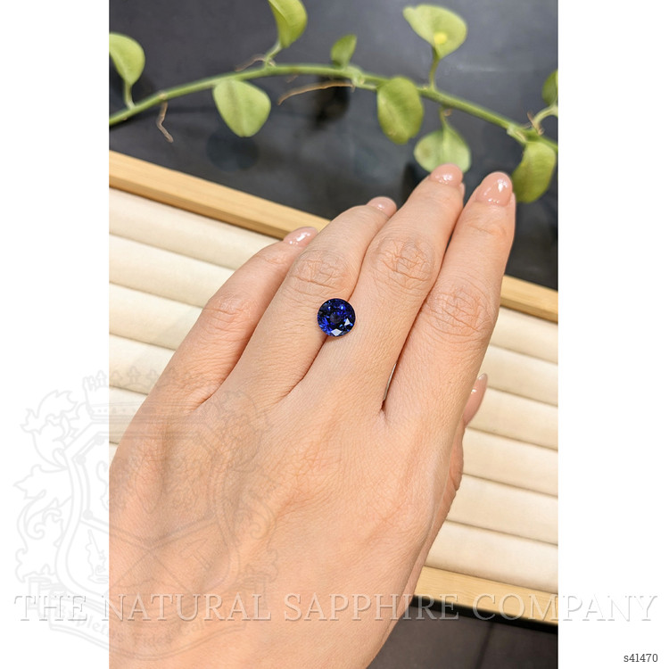 2.58 Ct. Blue Sapphire from Ceylon (Sri Lanka)