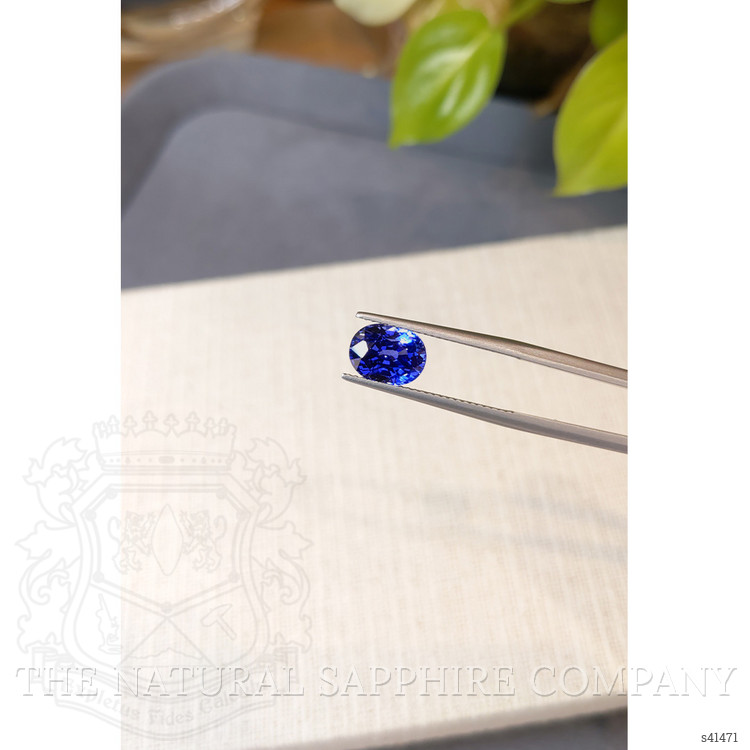 3.23 Ct. Blue Sapphire from Ceylon (Sri Lanka)