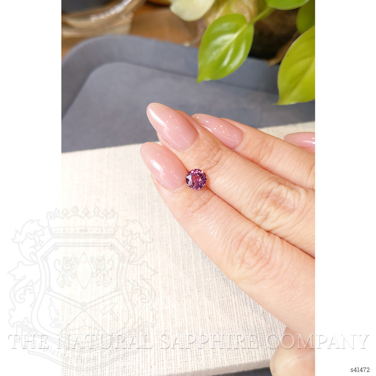 1.26 Ct. Purplish Pink Sapphire from Ceylon (Sri Lanka)