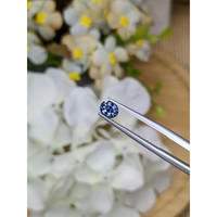 0.56 Ct. Greyish Blue Sapphire from Ceylon (Sri Lanka) Life Style