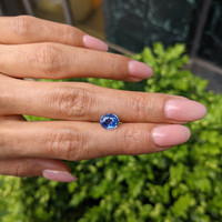2.17 Ct. Blue Sapphire from Ceylon (Sri Lanka) Life Style