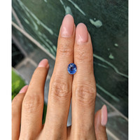 2.17 Ct. Blue Sapphire from Ceylon (Sri Lanka) Life Style