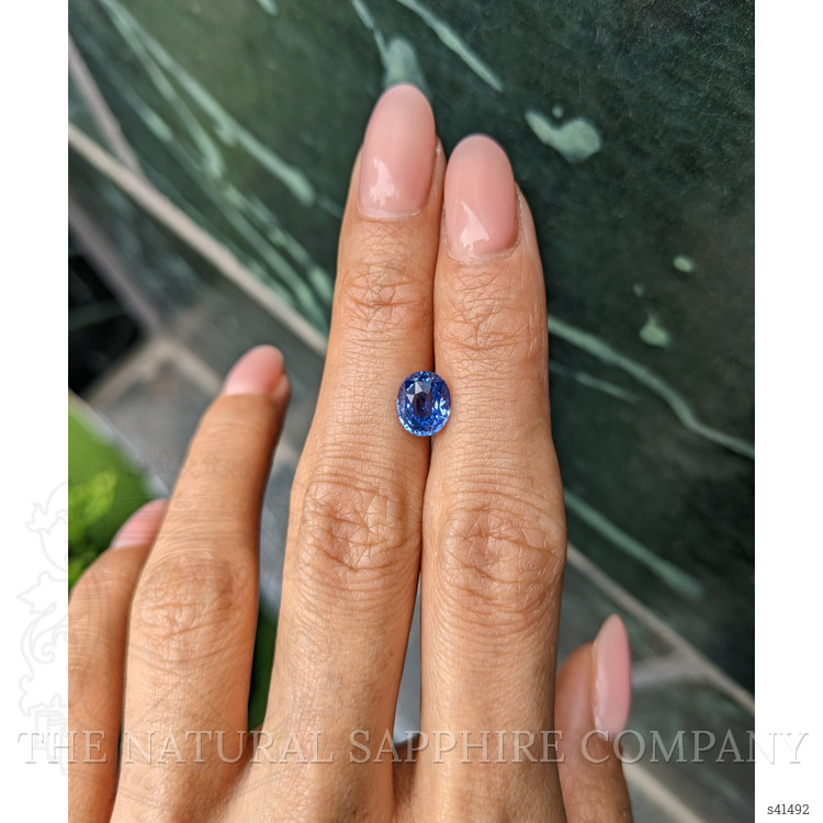 2.17 Ct. Blue Sapphire from Ceylon (Sri Lanka)