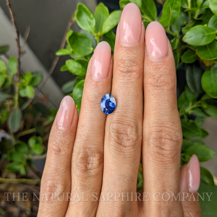 2.07 Ct. Blue Sapphire from Ceylon (Sri Lanka)