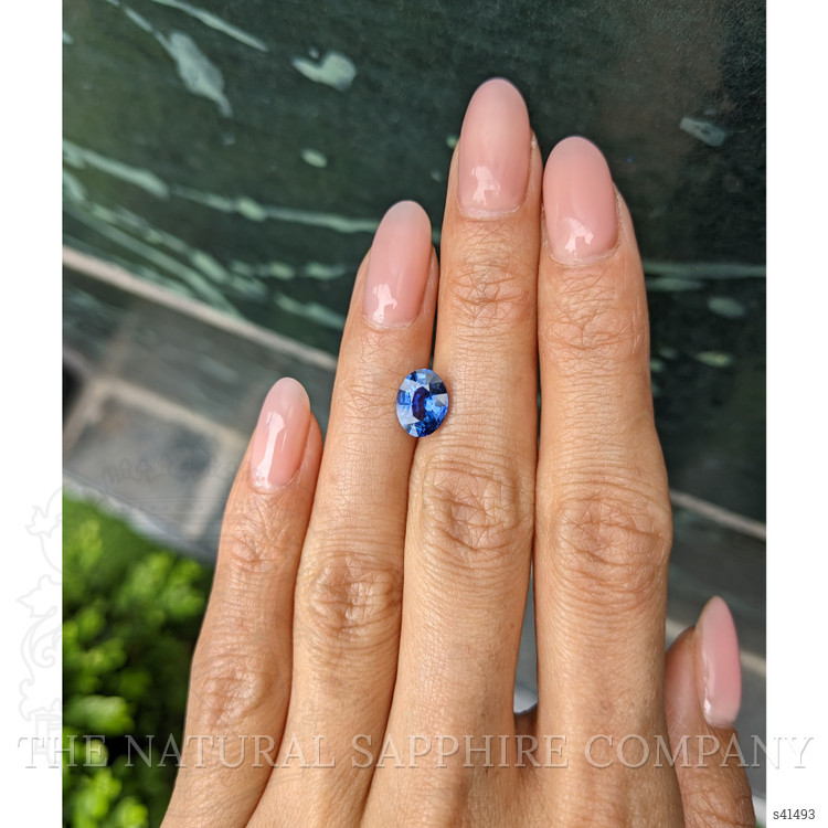 2.07 Ct. Blue Sapphire from Ceylon (Sri Lanka)