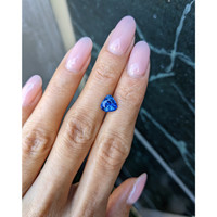 2.09 Ct. Blue Sapphire from Ceylon (Sri Lanka) Life Style