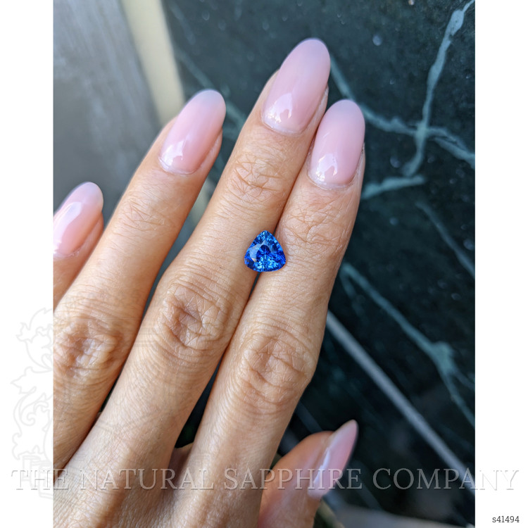 2.09 Ct. Blue Sapphire from Ceylon (Sri Lanka)