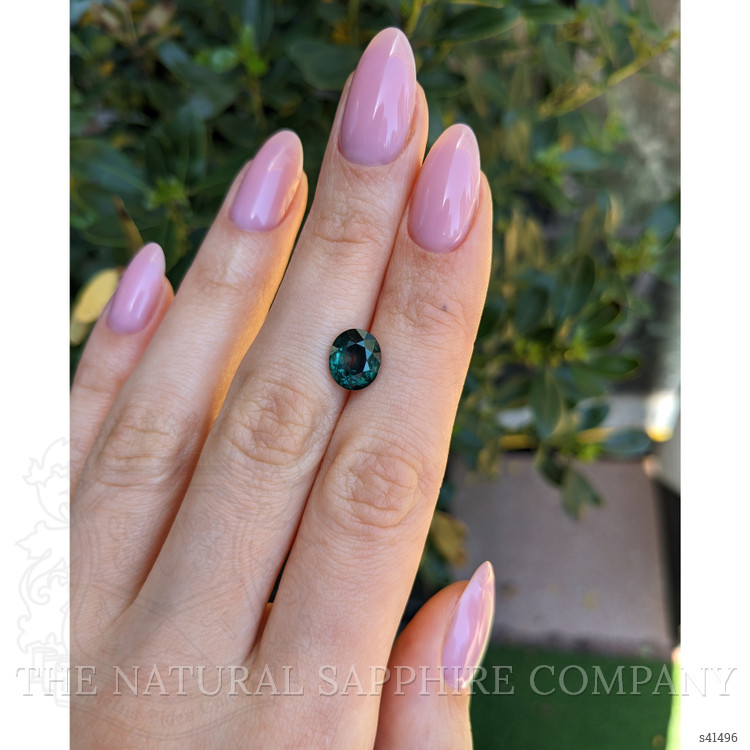 2.95 Ct. Bluish Green Sapphire from Montana