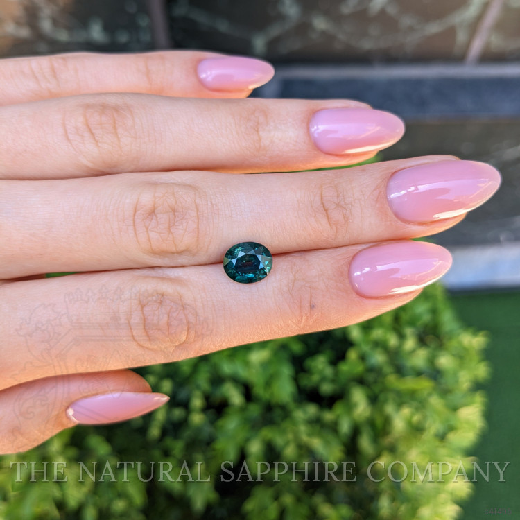 2.95 Ct. Bluish Green Sapphire from Montana