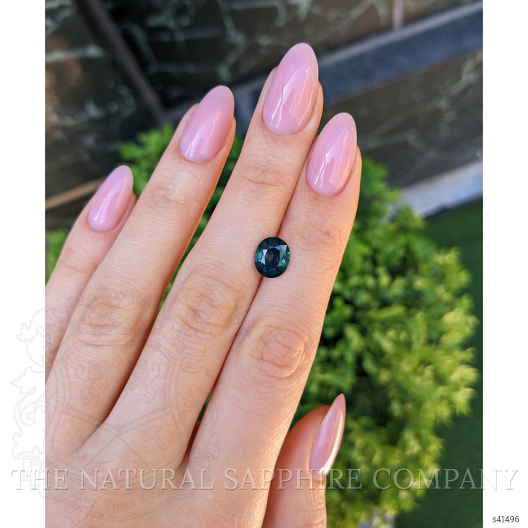 2.95 Ct. Bluish Green Sapphire from Montana
