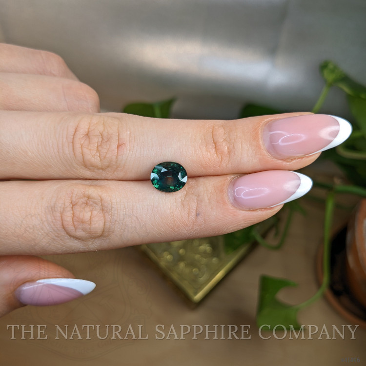2.95 Ct. Bluish Green Sapphire from Montana