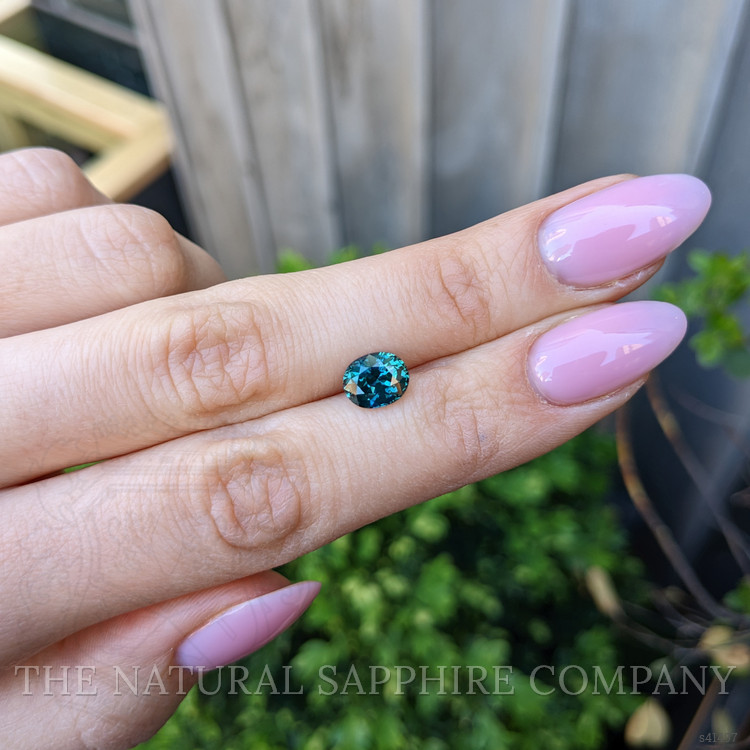 2.21 Ct. Bluish Green Sapphire from Montana