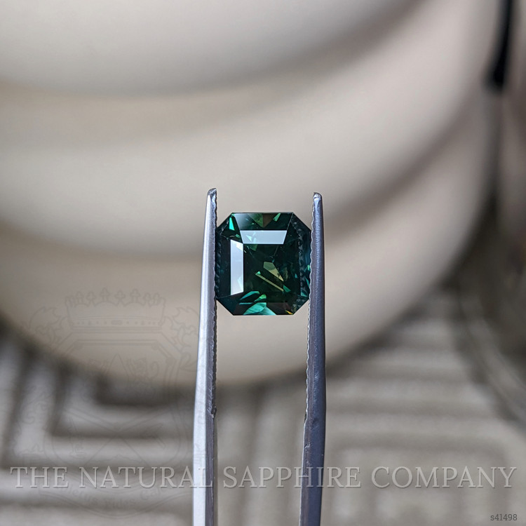 3.40 Ct. Bluish Green Sapphire from Ceylon (Sri Lanka)