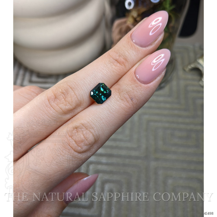 3.40 Ct. Bluish Green Sapphire from Ceylon (Sri Lanka)