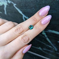 2.37 Ct. Bluish Green Sapphire from Montana Life Style