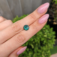 3.10 Ct. Bluish Green Sapphire from Montana Life Style