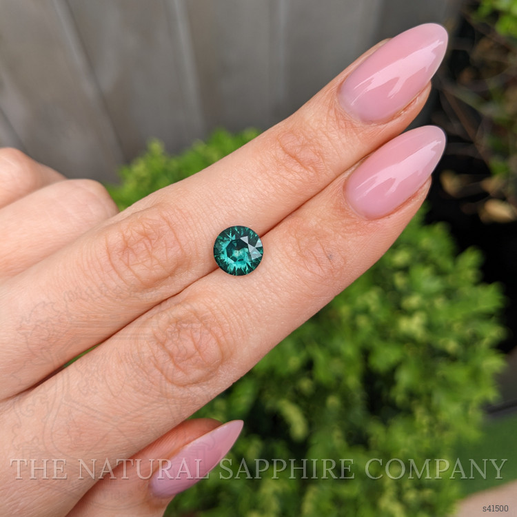 3.10 Ct. Bluish Green Sapphire from Montana