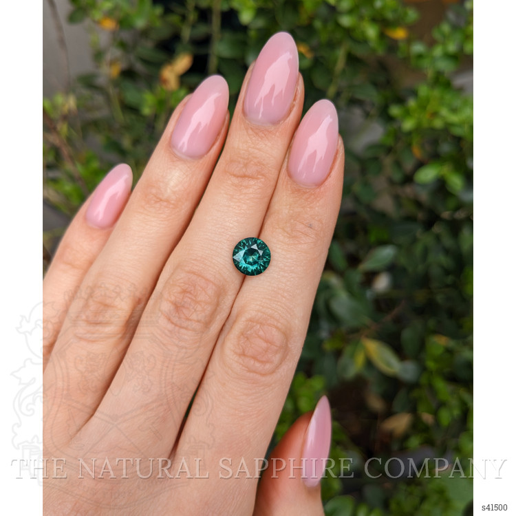 3.10 Ct. Bluish Green Sapphire from Montana