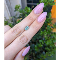 2.15 Ct. Bluish Green Sapphire from Montana Life Style