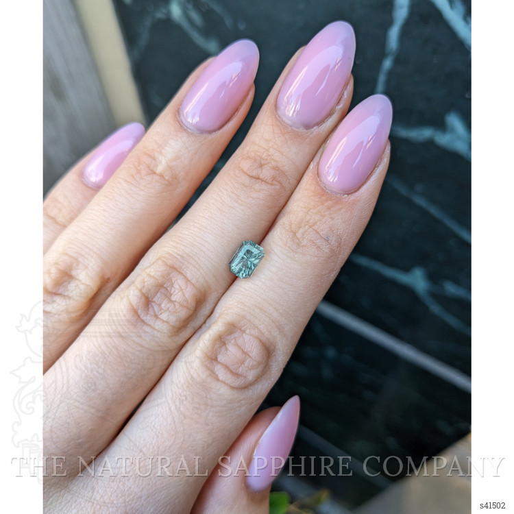 2.15 Ct. Bluish Green Sapphire from Montana