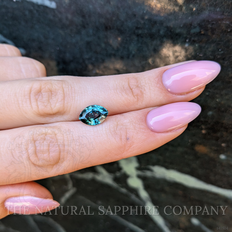 2.86 Ct. Bluish Green Sapphire from Montana