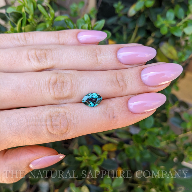 2.86 Ct. Bluish Green Sapphire from Montana