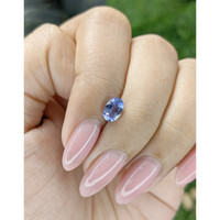 1.01 Ct. Violet Sapphire from Ceylon (Sri Lanka) Life Style