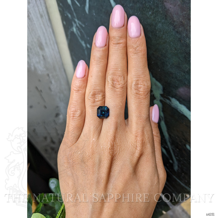 4.57 Ct. Greenish Blue Sapphire from Madagascar