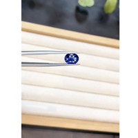2.53 Ct. Blue Sapphire from Ceylon (Sri Lanka) Life Style